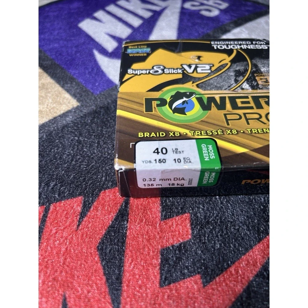 Power Pro Super Slick V2 Braid Fishing Line 40lb Test 150 Yd moss green 40lb